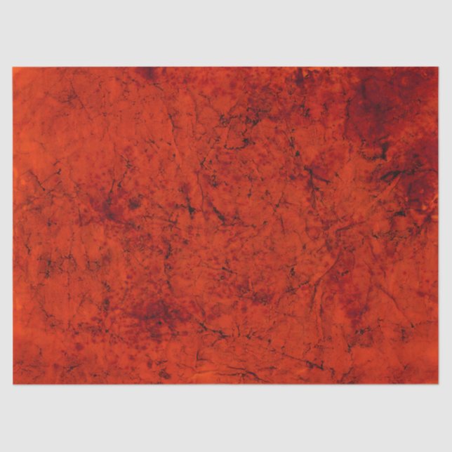 Cracked Red Decoupage Background Tissue Paper (Front)