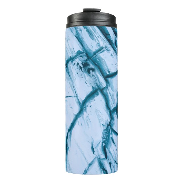 Cracked rock formation illustration thermal tumbler (Front)