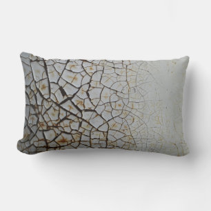 Cracked Rust Lumbar Pillow