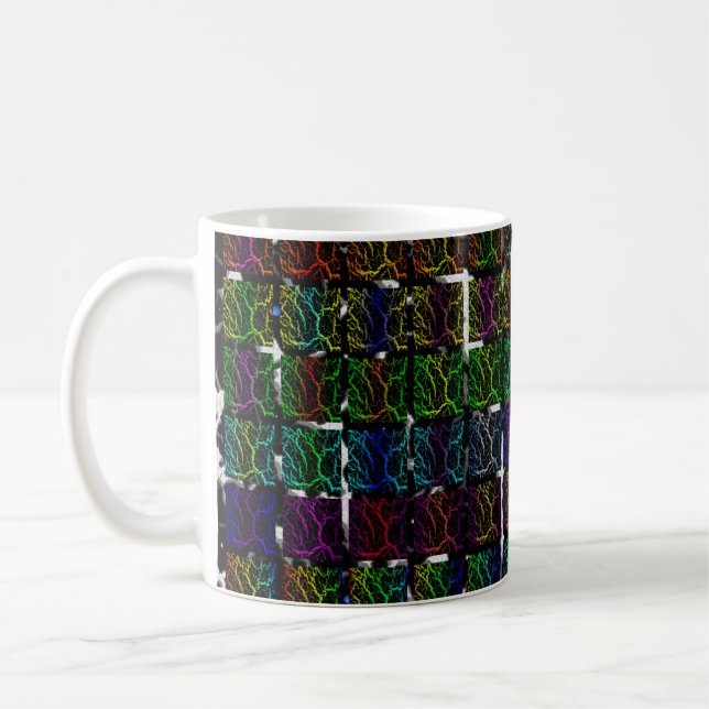 Cracked Space Lava Collection Coffee Mug (Left)