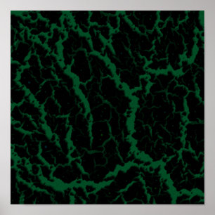 Cracked Space Lava - Forest Poster