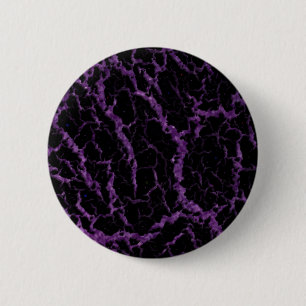 Cracked Space Lava - Glitter Purple 2 Inch Round Button