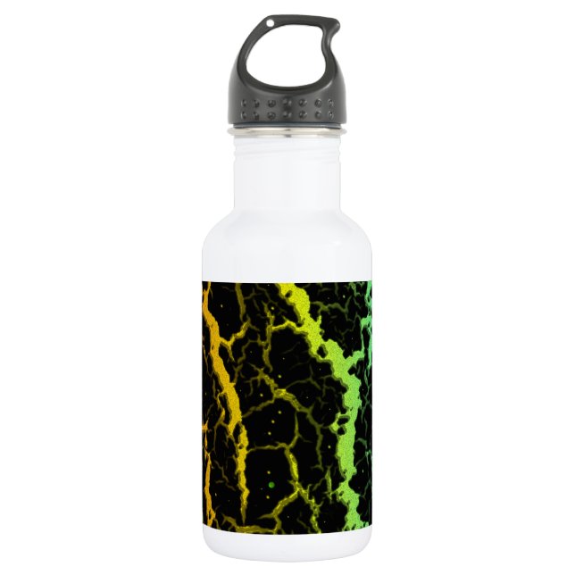 Cracked Space Lava - Heat ROYCB 532 Ml Water Bottle (Front)