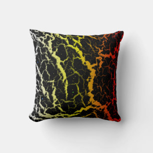 Cracked Space Lava - Heat WYR Throw Pillow
