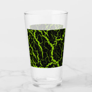 Cracked Space Lava - Lime Glass