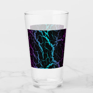 Cracked Space Lava - Purple/Cyan Glass