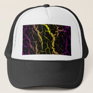 Cracked Space Lava - Purple/Yellow Trucker Hat