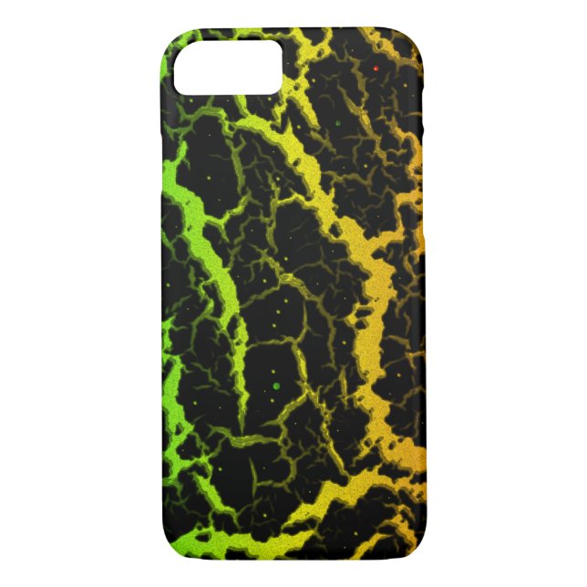 Cracked Space Lava - Rainbow BGYOR Case-Mate iPhone Case (Back)