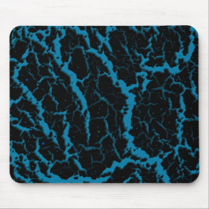 Cracked Space Lava - Sky Blue Mouse Pad