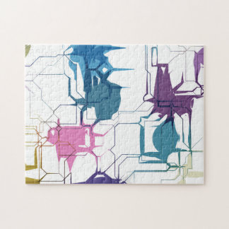 Cracked wall jigsaw puzzle