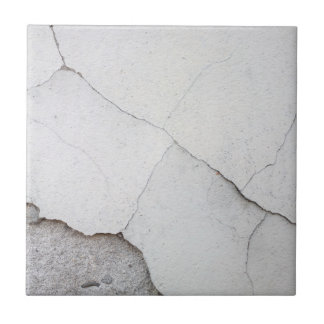 Cracked wall tile