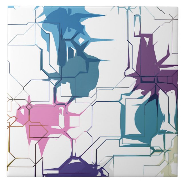 Cracked wall tile (Front)