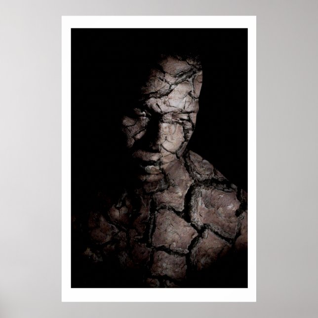 Cracked with border poster (Front)