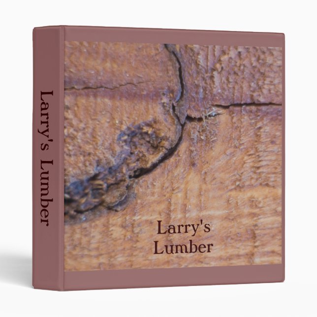 Cracked Wood Binder (Front/Spine)