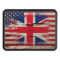 Crackle Paint | British American Flag