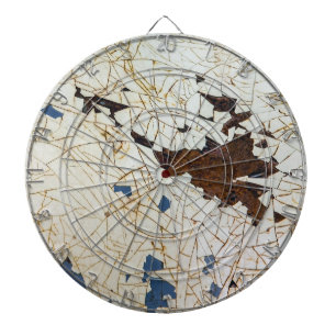 Crackled Paint Dartboard