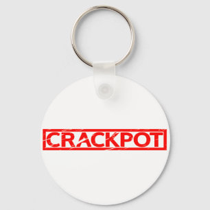 Crackpot Stamp Keychain