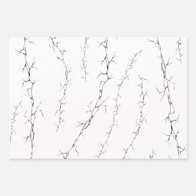 Cracks Wrapping Paper Sheet (Front)