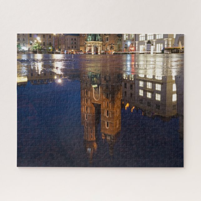 Cracovie, Pologne - Puzzle de réflexion sur la bas (Horizontal)