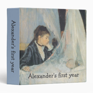 Cradle by Berthe Morisot, Vintage Impressionism Binder