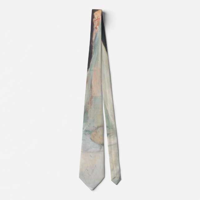 Cradle by Berthe Morisot, Vintage Impressionism Tie (Front)