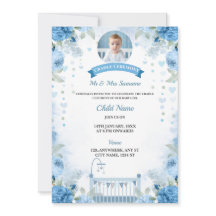 Cradle Ceremony Invitation Card Boy, Naming Day 