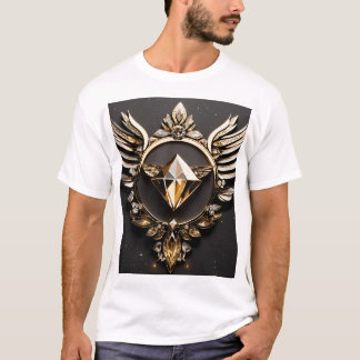 Craft an awe-inspiring t-shirt with  crystal eagle