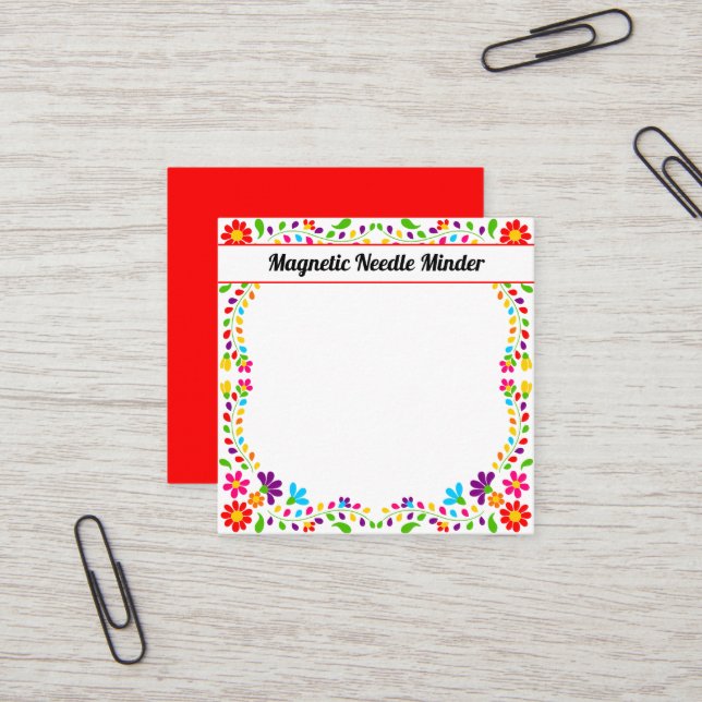 Craft and Maker Display Card (Front/Back In Situ)