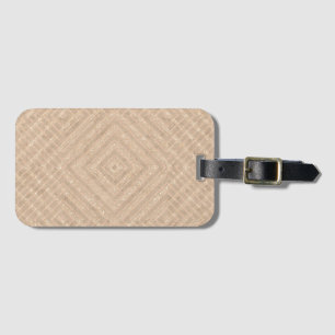 Craft background luggage tag