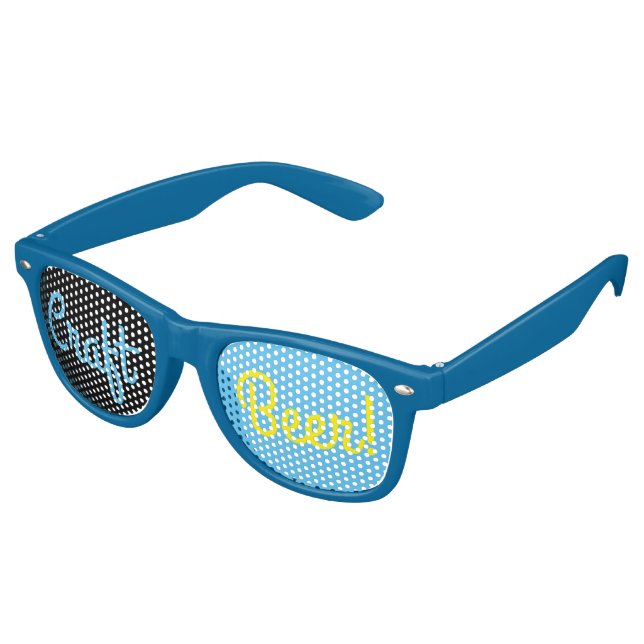Craft Beer 3 Retro Sunglasses (Angled)