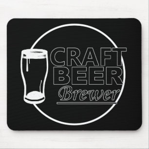 Craft Beer Brewer Mouse Pad
