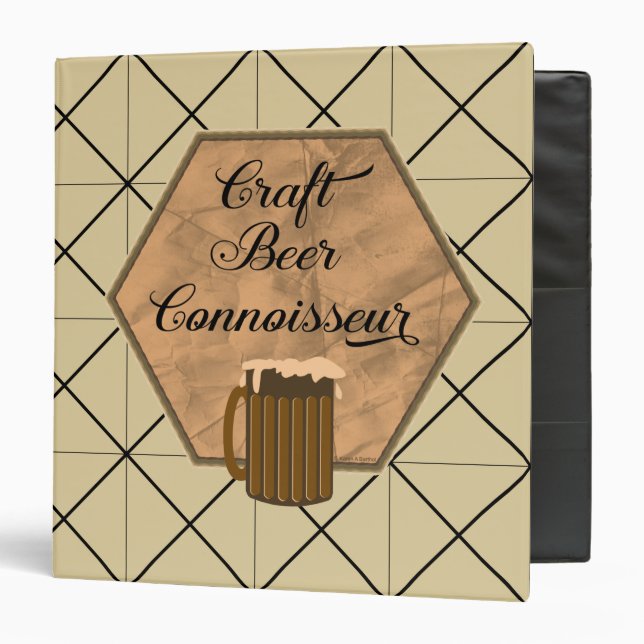 Craft Beer Connoisseur Binder (Front/Inside)