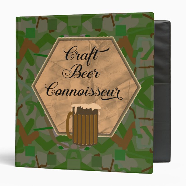 Craft Beer Connoisseur Binder (Front/Inside)