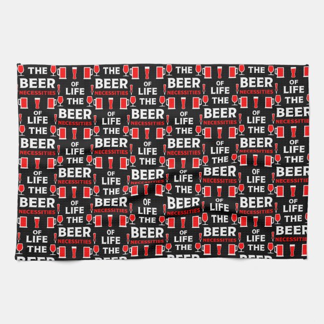 Craft Beer Drinkers Kitchen Towel (Horizontal)