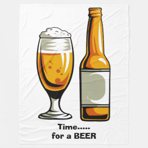 Craft Beer Fleece Blanket