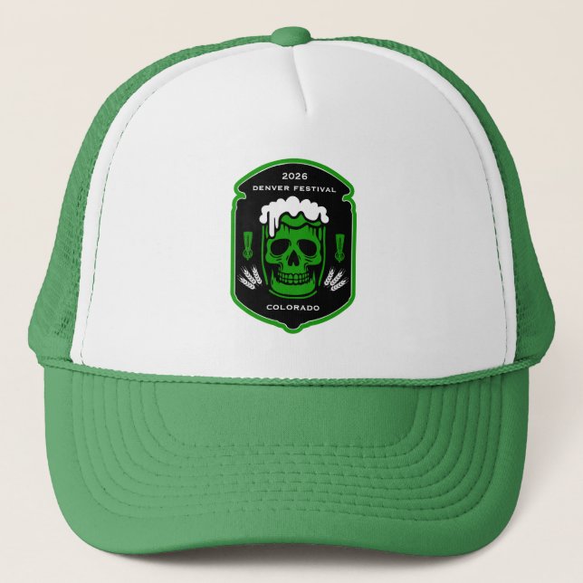 Craft Beer Oktoberfest Trucker Hat (Front)