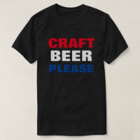 CRAFT BEER PLEASE - Red White & Blue