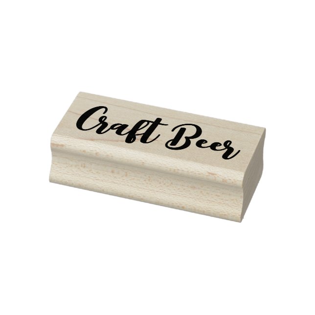 Craft Beer  Rubber Stamp (Stamp)