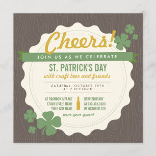 Craft Beer St. Patrick's Day Invite