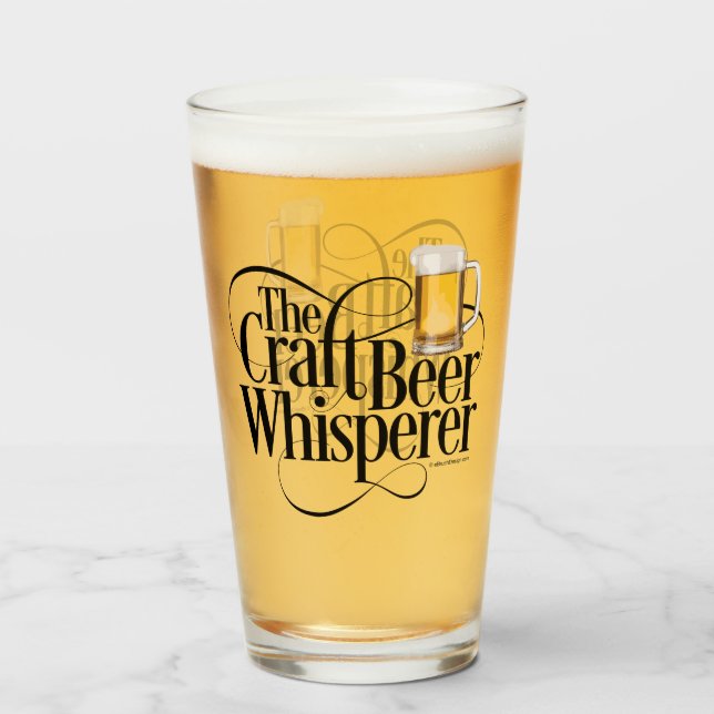 Craft Beer Whisperer Glass (Front Filled)