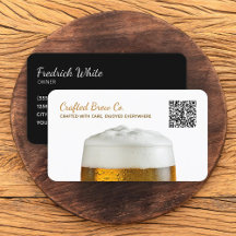 Craft Brewery Beer Custom QR