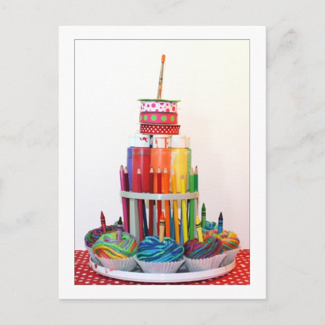 "Craft Cake"  Photography Postcard (Front)