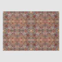 Craft Decoupage Art Deco Collage Floral Pattern