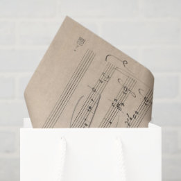 Craft Distressed Paper Musical Opera Score