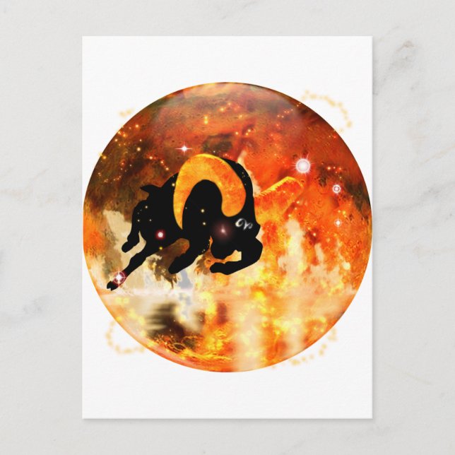 Craft Dungeon Zodiac - Aries Postcard (Front)