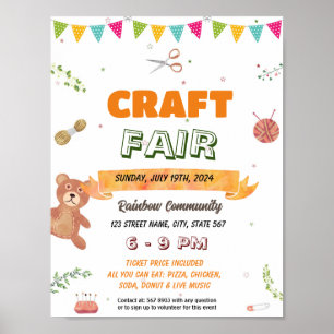 Craft Fair event template Poster