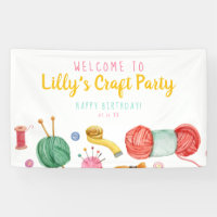 Craft Party Banner