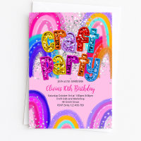 Craft Party Birthday Invitation