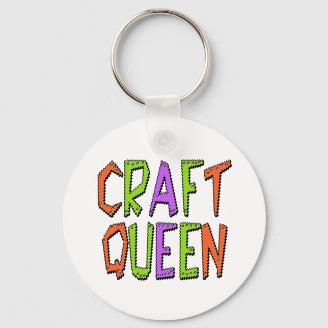 Craft Queen Keychain (Front)