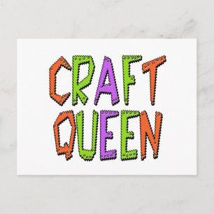 Craft Queen Postcard